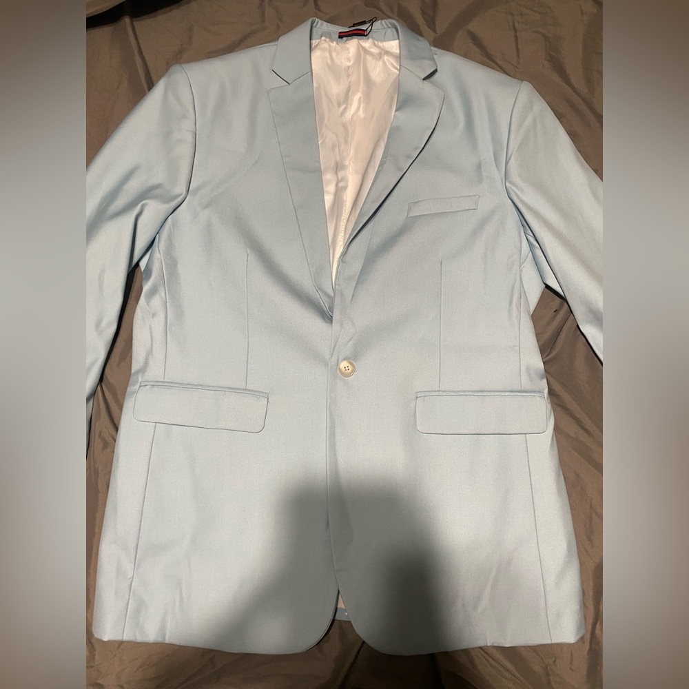Brand new baby blue sports coat size 40